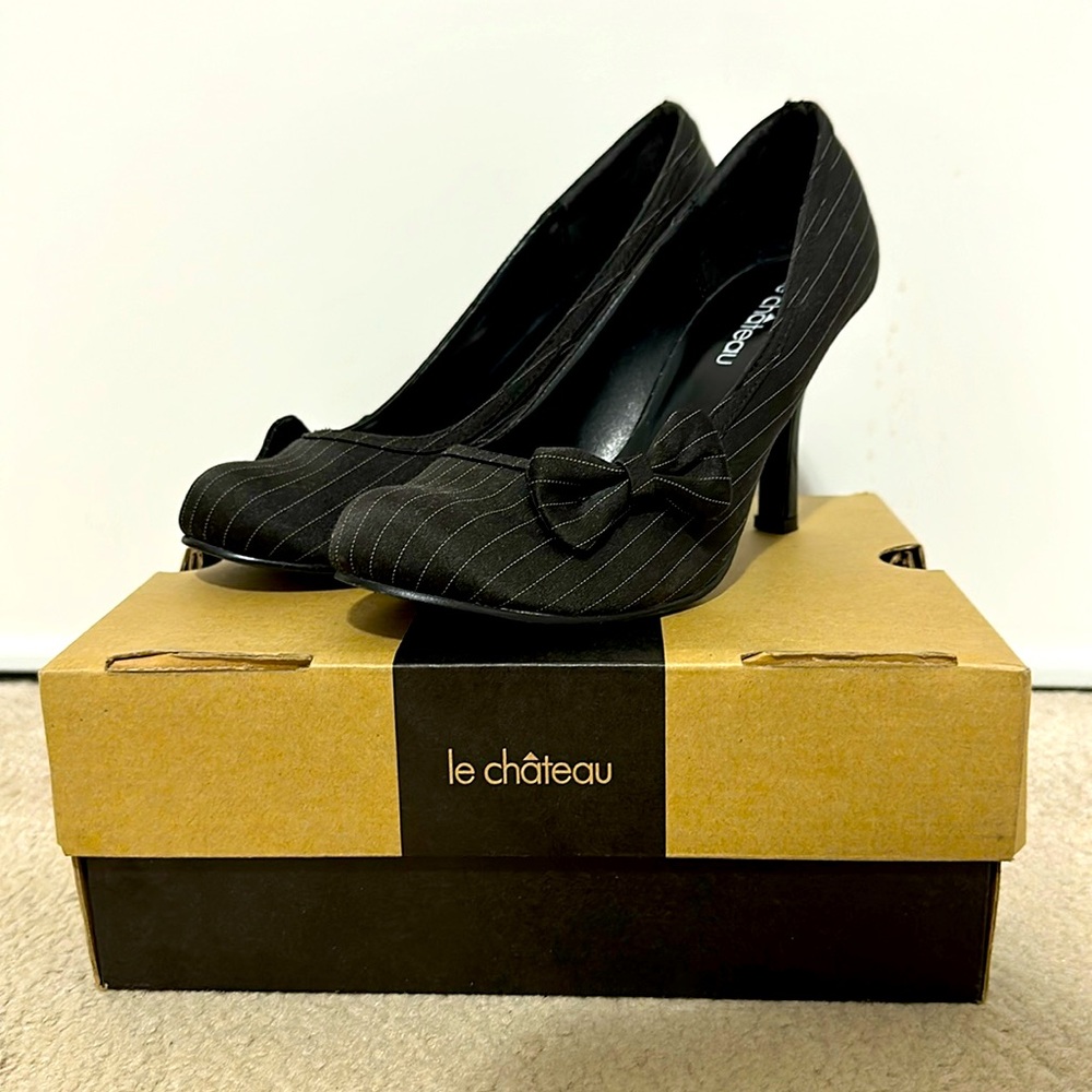 Y2K - LE CHATEAU BLACK B801 HEELS